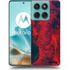 Picasee silikónový čierny obal pre Motorola Edge 60 Fusion - Organic red