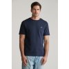 TRIČKO GANT TEXTURE SS TSHIRT EVENING BLUE