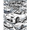 JDM Legends Japanese Cars Coloring Book for Car Lovers
