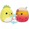 Squishmallows 2 v 1 ananas Maui a bubble tea Bergit