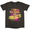 Tričko Sex Pistols - NMTB Text Overlay, Unisex,Šedá,S