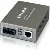 TP-LINK 10/100 Mbps RJ45 to 100 Mbps Single-mode SC Fiber Converter PORT: 1× 100 Mbps TX SC Port, 1× 100 Mbps RX SC Port, 1× 10/ MC110CS