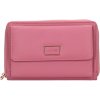 Kožená peňaženka/kabelka s popruhom Lagen ELLA ružová