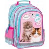 DERFORM ŠKOLSKÝ PLECNIAK TAŠKA PRE DIEVČA MAČIČKY 1.-3. TRIEDA