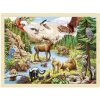 Puzzle Goki Drevené puzzle Divoká príroda Severnej Ameriky 96 dielikov (57409)