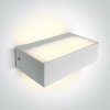 Vonkajšie nástenné svietidlo ONE LIGHT WHITE WALL LIGHT 7W CCTV IP65 230V 67392/W/V