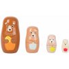 small foot Matrioška medvedia rodina