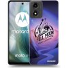 Picasee silikónový čierny obal pre Motorola Moto E14 - Vlk