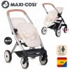 Kočík pre dvojičky s bezpečnostným pásom Twin Pushchair Sandy Maxi Cosi&Quinny Smoby pre 42 cm bábiku s 64 cm ergonomickou rúčkou