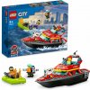 LEGO stavebnica LEGO® City 60373 Hasičská záchranná loď a čln (5702017416335)