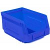 Plastový box Manutan Expert 8,3 x 10,3 x 16,5 cm, modrý