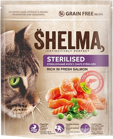 Shelma cat Freshmeat Sterilised salmon grain free 1,4 kg