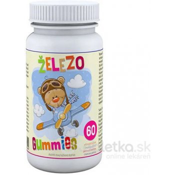 CLINICAL Železo Gummies 60 pektínových cukríkov