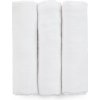 PETITE&MARS Sada plienok bambusová mušelínová 3ks Moussy Total White, 68 x 68 cm