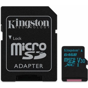 Kingston microSDXC 64GB UHS-I U3 SDCG2/64GB