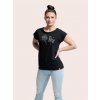 Dámske tričko CityZen ALTA s potlačou Balóniky čierna 42