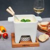 BOŽSKÁ Tapas Fondue Bianco 8 el. biely - keramická sada na fondue