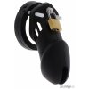 Hidden Desire Extreme Chastity Cock Cage Silicone Black L