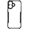 Tactical Quantum Stealth pro Apple iPhone 16 Clear/Black