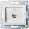 Kanlux LOGI Dátová zásuvka RJ45Cat 5e Jack - biela 25108