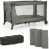 KINDERKRAFT Postieľka cestovná Joy 2 Dark grey