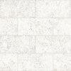 Origin, Sivobiela vliesová tapeta, imitácia kamenného obkladu 347580, Matières - Stone, rozměry 0,53 x 10,05 m