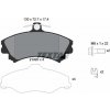 TEXTAR Sada brzdových platničiek kotúčovej brzdy 2192003