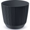 kvetináč 10,7cm RYFO DRF110-S433 antracit plastový PROSPERPLAST