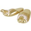 Zlaté žartovné papuče s penisom Penis Slippers Gold