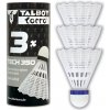 Bedmintonové loptičky TALBOT TORRO Tech 350 Medium 3 ks - biele