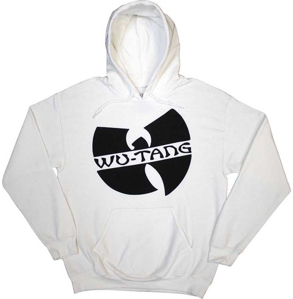 Wu Tang Clan mikina Slanted Logo Mono Biela