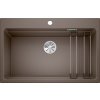 Granitový kuchynský drez BLANCO Etagon 8 - s posuvnými koľajničkami Farba: káva