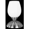 TRIO Reality R59441007 CUP II dotyková stolná lampička 1xE14 matný nikel, biela ON/OFF