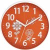 Nástenné hodiny MPM, 3230.60 - oranžová, 25cm