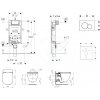 Ideal Standard Geberit Kombifix s tlačidlom Sigma01 110.302.00.5 NU3