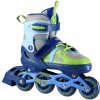 Kolieskové korčule NILS Extreme NJ1828A modro-zelené Veľkosť: M(35-38)