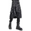 kilt DEVIL FASHION Black Gothic