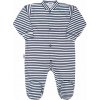 Dojčenský overal New Baby Classic II s modrými pruhmi