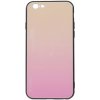 AppleKing kryt so sklenenou zadnou stranou pre iPhone 6 Plus/6S Plus - zlatoružový - možnosť vrátiť tovar ZADARMO do 30tich dní