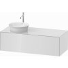 Duravit White Tulip skrinka 130x55x40.8 cm závesná kúpeľňová skrinka pod umývadlo biela WT4977L8585