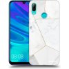 Picasee silikónový čierny obal pre Huawei P Smart 2019 - White tile
