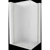 MEXEN/S - Velár sprchovací kút, posuvné dvere 120 x 85, dekor, nikel kartáčovaný 871-120-085-31-97
