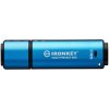 Kingston Ironkey Vault Privacy 50C/128GB/USB 3.2/USB-C/Modrá IKVP50C/128GB