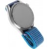 Nylonový remienok FIXED Nylon Strap so šírkou 22mm pre smartwatch, temne modrý