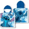 Faro Micro Plážové pončo Lilo and Stitch blue 50x50 cm