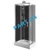 AQUALINE - GRANVIK sprchovací box 700x900x2180 komponent 2/4 fixné a posuvné sklo číre 18-070-09-50-00