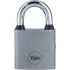 Yale Zámok Y111S/60/132/1, visiaci, železný, strieborný, 63 mm, 3 kľúče
