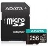 Pamäťová karta ADATA Premier micro SDXC karta 256GB UHS-I U3 Class 10 + adaptér (AUSDX256GUI3V30SA2-RA1)