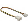 Delock napájecí kabel pro ventilátor, samec-samice, 4-pinový, délka 20 cm