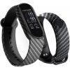 TopQ Remienok pre Xiaomi Mi Band 6/5 karbónový čierny
